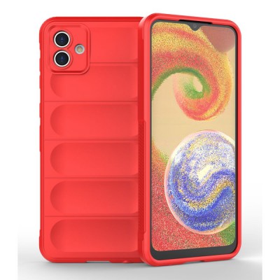 Samsung Galaxy A04e Kılıf Optimum Silikon - Kırmızı