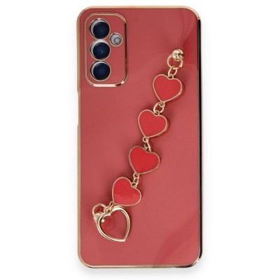 Samsung Galaxy A14 4g Kılıf Esila Silikon - Kırmızı