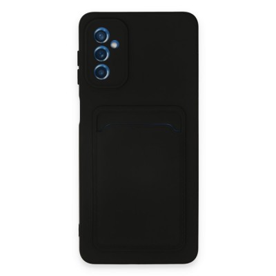 Samsung Galaxy A14 4g Kılıf Kelvin Kartvizitli Silikon - Siyah