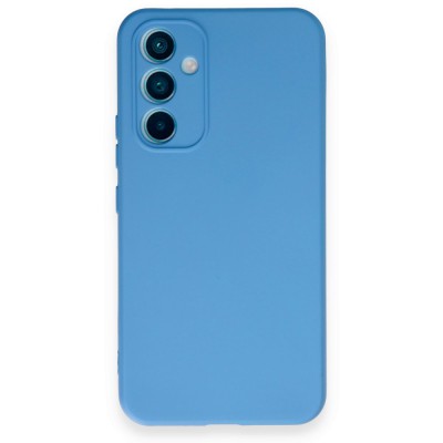 Samsung Galaxy A54 5g Kılıf Nano içi Kadife  Silikon - Mavi