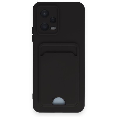 Xiaomi Poco X5 5g Kılıf Kelvin Kartvizitli Silikon - Siyah