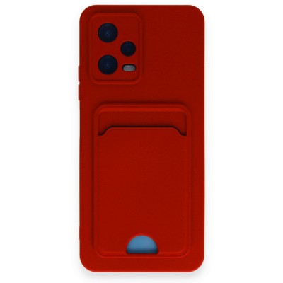 Xiaomi Poco X5 5g Kılıf Kelvin Kartvizitli Silikon - Kırmızı