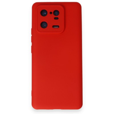 Xiaomi Mi 13 Pro Kılıf Nano içi Kadife  Silikon - Kırmızı