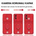 Xiaomi Redmi 12c Kılıf Zuma Kartvizitli Yüzüklü Silikon - Lila