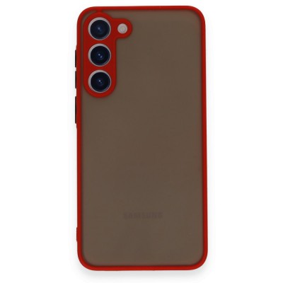 Samsung Galaxy S23 Kılıf Montreal Silikon Kapak - Kırmızı