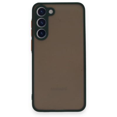 Samsung Galaxy S23 Plus Kılıf Montreal Silikon Kapak - Yeşil