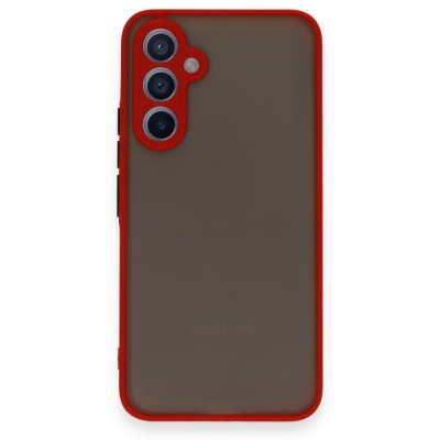 Samsung Galaxy A54 5g Kılıf Montreal Silikon Kapak - Kırmızı