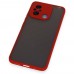 Xiaomi Redmi 12c Kılıf Montreal Silikon Kapak - Kırmızı