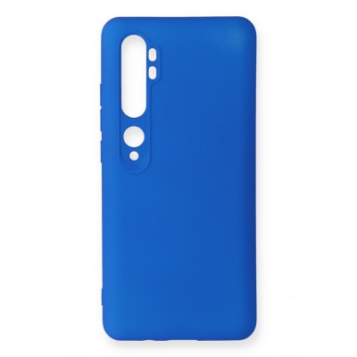 Xiaomi Mi Note 10 Kılıf First Silikon - Mavi