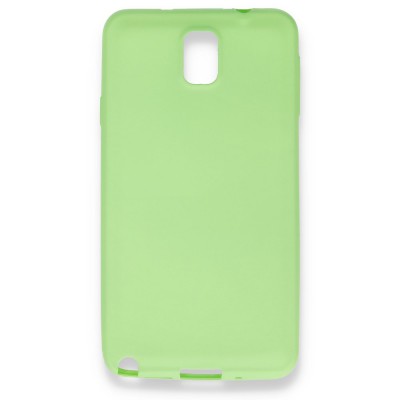 Samsung Galaxy Note 3 / N9000 Kılıf First Silikon - Yeşil