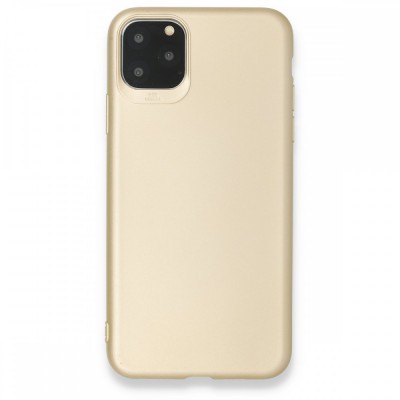 iphone 11 Pro Max Kılıf First Silikon - Gold