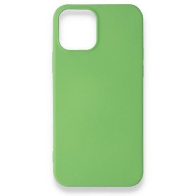 iphone 12 Kılıf First Silikon - Yeşil
