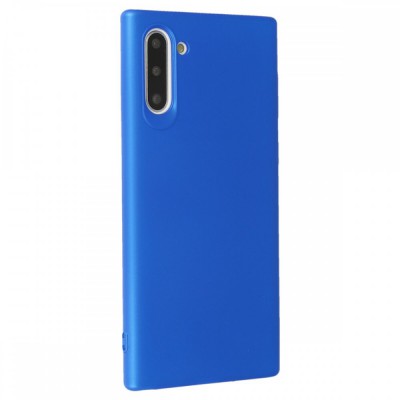 Samsung Galaxy Note 10 Kılıf First Silikon - Mavi