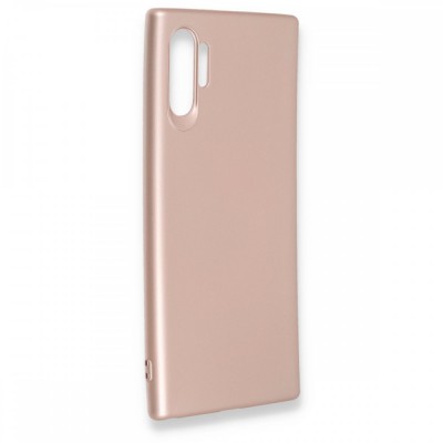 Samsung Galaxy Note 10 Plus Kılıf First Silikon - Rose Gold