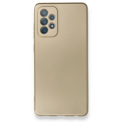Samsung Galaxy A72 Kılıf First Silikon - Gold
