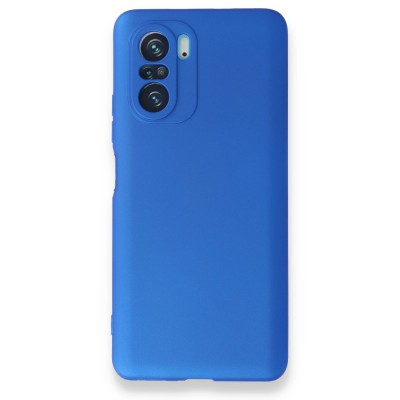 Xiaomi Poco F3 Kılıf First Silikon - Mavi