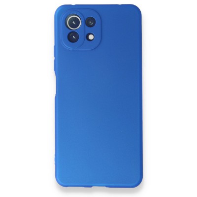 Xiaomi Mi 11 Lite Kılıf First Silikon - Mavi