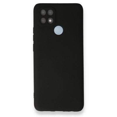 Oppo A15s Kılıf First Silikon - Siyah