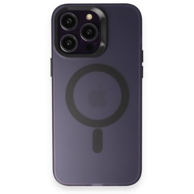 Joko iphone 13 Pro Max Kılıf Mateks Magsafe Kapak - Derin Mor