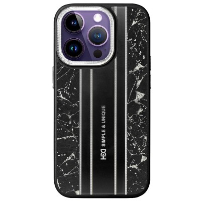 Hdd iphone 14 Pro Kılıf Hbc-188 Astra Kapak - Siyah
