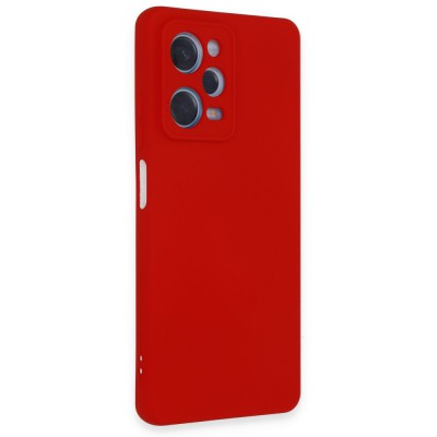 Xiaomi Poco X5 5g Kılıf Nano içi Kadife  Silikon - Kırmızı