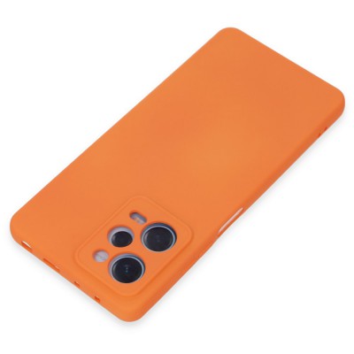 Xiaomi Poco X5 5g Kılıf Nano içi Kadife  Silikon - Turuncu