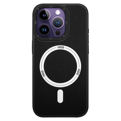 iphone 15 Pro Kılıf Hbc-157 Granada Magneticsafe Kapak - Siyah