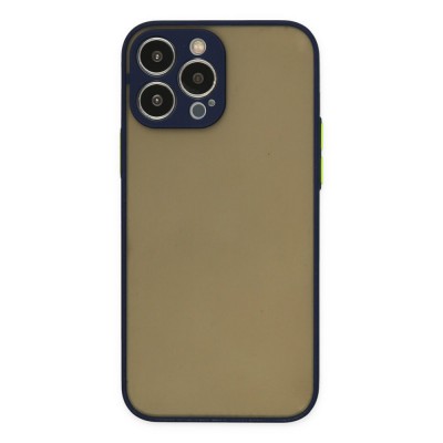 iphone 15 Pro Max Kılıf Montreal Silikon Kapak - Lacivert