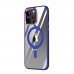 iphone 15 Pro Kılıf Mudo Magneticsafe Standlı Kapak - Lacivert