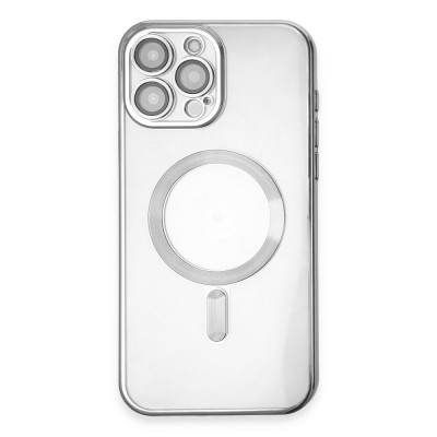 iphone 15 Pro Max Kılıf Kross Magneticsafe Kapak - Gümüş