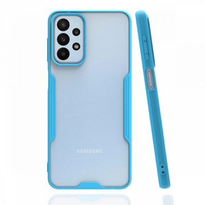 Samsung Galaxy A23 4g Kılıf Platin Silikon - Mavi