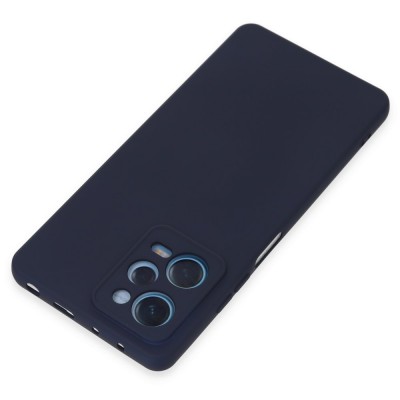 Xiaomi Poco X5 5g Kılıf Nano içi Kadife  Silikon - Lacivert