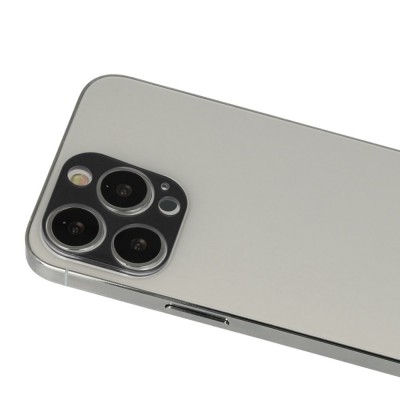 iphone 12 Pro Rainbow Kamera Lens Koruma Cam - Siyah