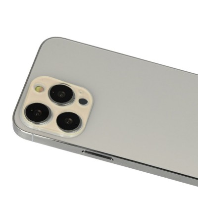 iphone 12 Pro Rainbow Kamera Lens Koruma Cam - Gold