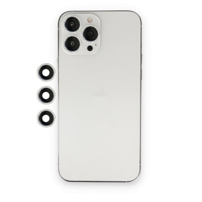 iphone 13 Pro Shine Kamera Lens - Gümüş