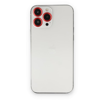 iphone 14 Pro Max Metal Kamera Lens - Kırmızı