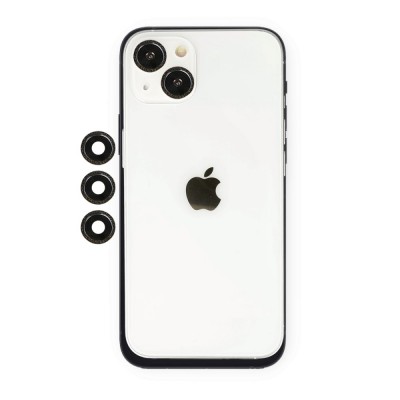 iphone 14 Shine Kamera Lens - Siyah