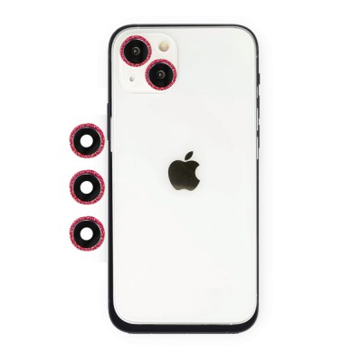 iphone 14 Shine Kamera Lens - Kırmızı