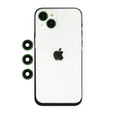 iphone 14 Shine Kamera Lens - Yeşil
