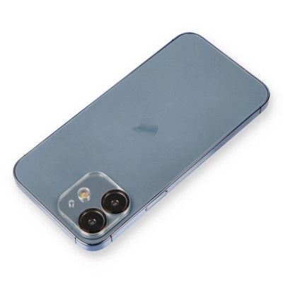 iphone 12 Mini Metal Kamera Lens Koruma Cam - Siyah
