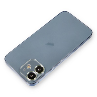 iphone 12 Mini Metal Kamera Lens Koruma Cam - Açık Yeşil