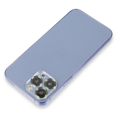 iphone 12 Pro Metal Kamera Lens Koruma Cam - Koyu Yeşil