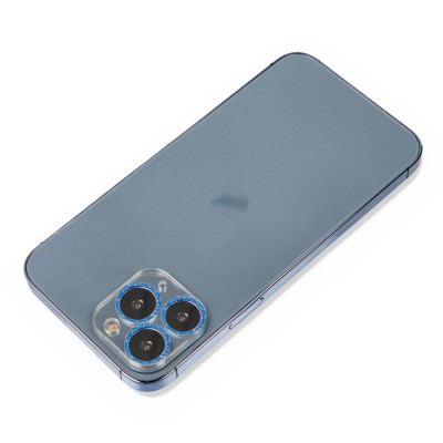 iphone 11 Pro Shine Kamera Lens Koruma Cam - Mavi