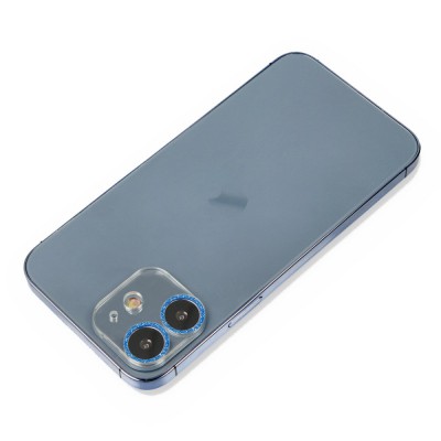 iphone 12 Mini Shine Kamera Lens Koruma Cam - Mavi