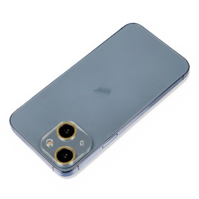 iphone 13 Mini Shine Kamera Lens Koruma Cam - Gold