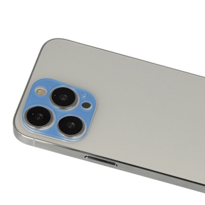 iphone 12 Pro Max Rainbow Kamera Lens Koruma Cam - Mavi