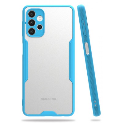 Samsung Galaxy A32 5g Kılıf Platin Silikon - Mavi
