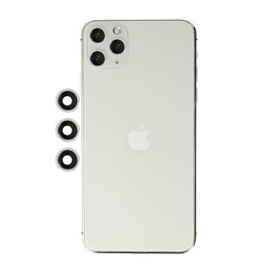 iphone 11 Pro Shine Kamera Lens - Gümüş