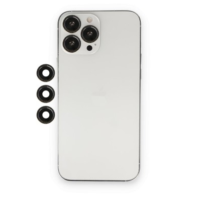 iphone 12 Pro Shine Kamera Lens - Siyah