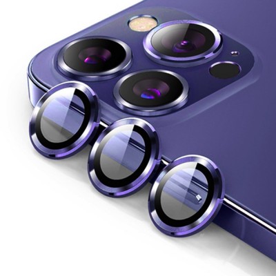 iphone 14 Pro Bind Metal Kamera Lens - Derin Mor